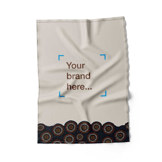 Microfibre Tea Towels Brown